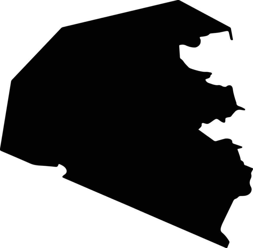 Markhamat Uzbekistan silhouette map vector