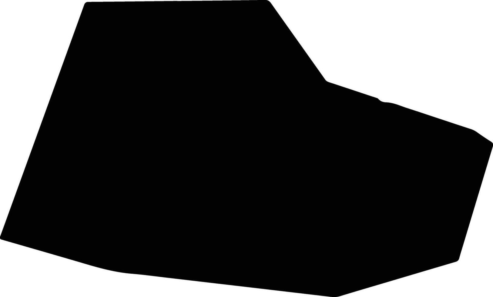 Markivka Ukraine silhouette map vector