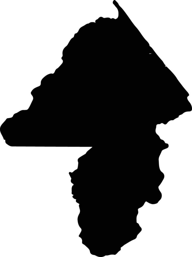 Matina Costa Rica silhouette map vector