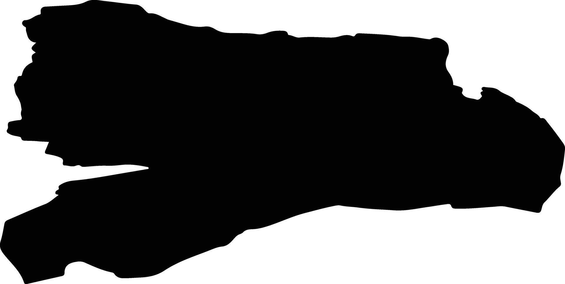 Meldal nor Norway silhouette map vector