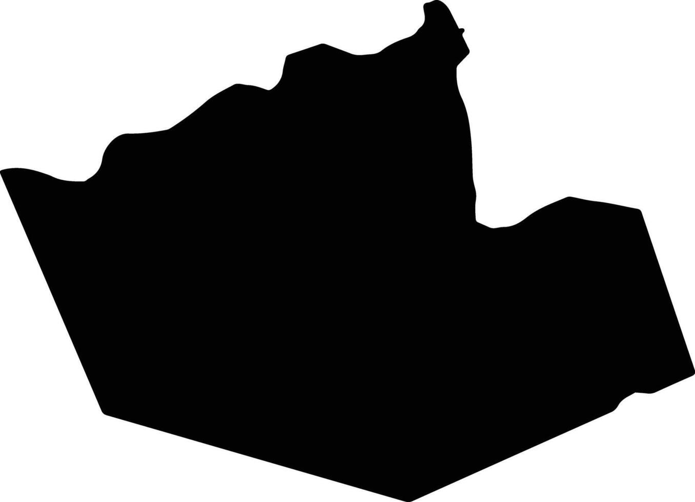 Melgaco Portugal silhouette map vector