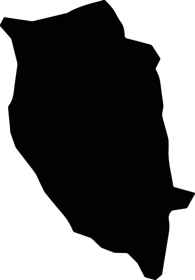 Melhan Yemen silhouette map vector