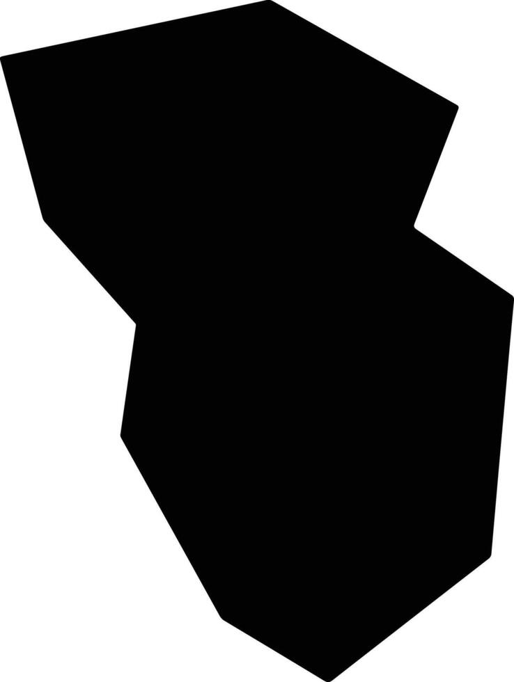 Menogeia Cyprus silhouette map vector