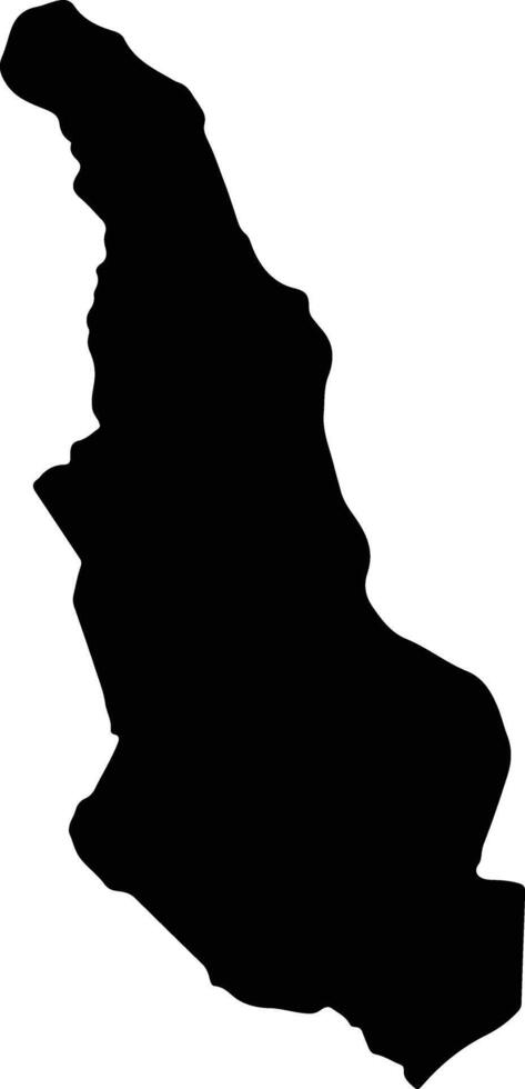 Mercedes de Oriente Honduras silhouette map vector