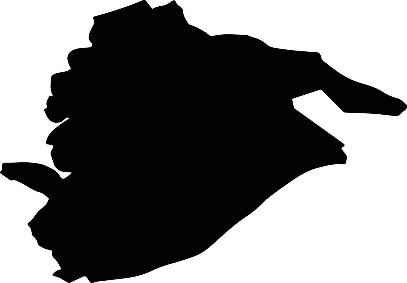 Mertert Luxembourg silhouette map vector