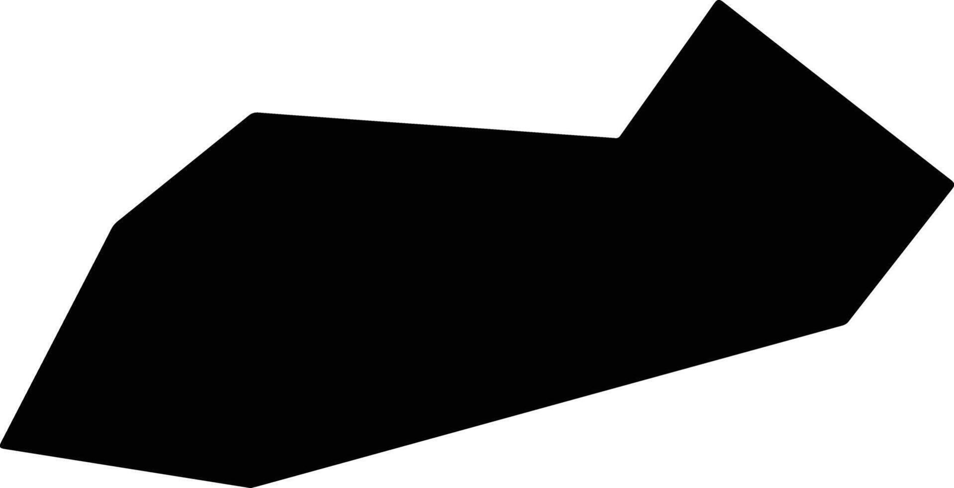 Mesa Chorio Cyprus silhouette map vector
