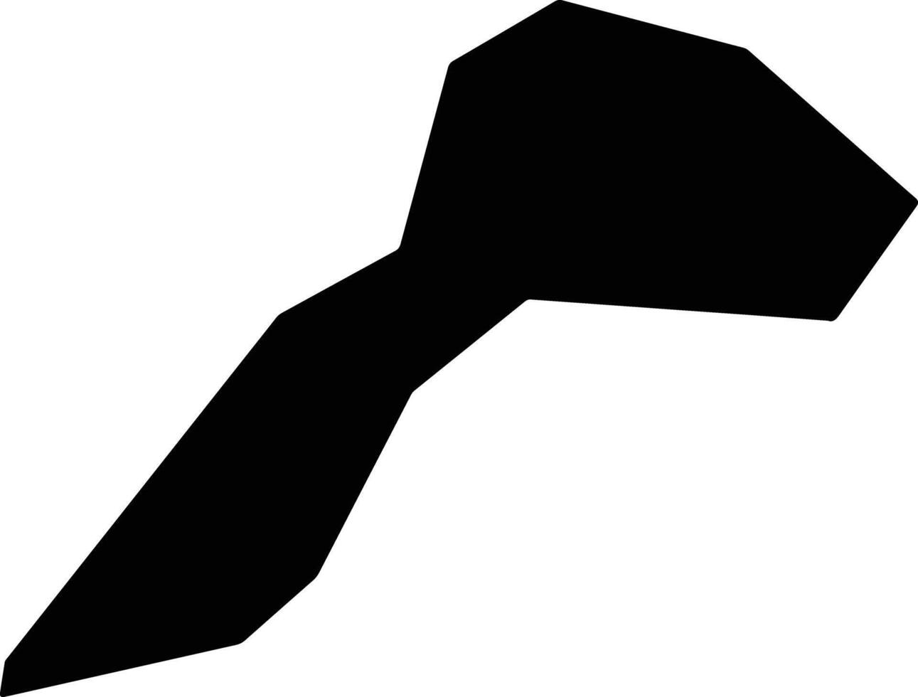 Mesogi Cyprus silhouette map vector