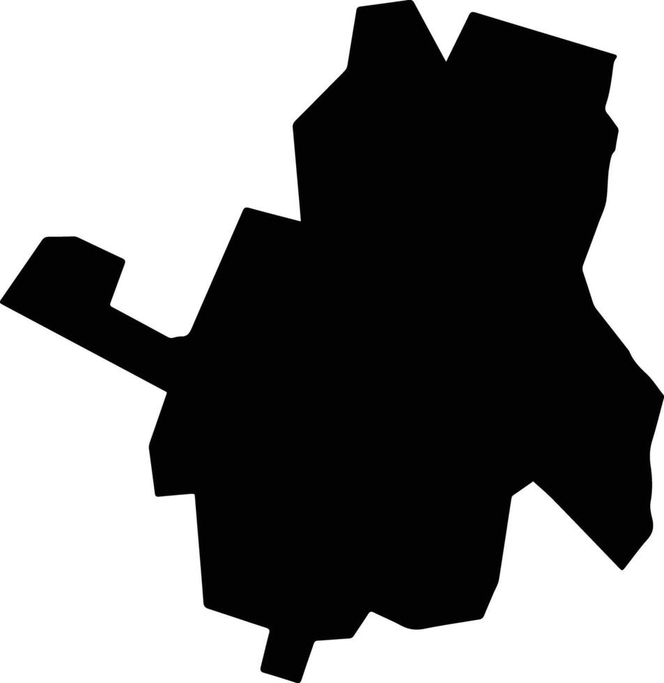 Metapa Mexico silhouette map vector