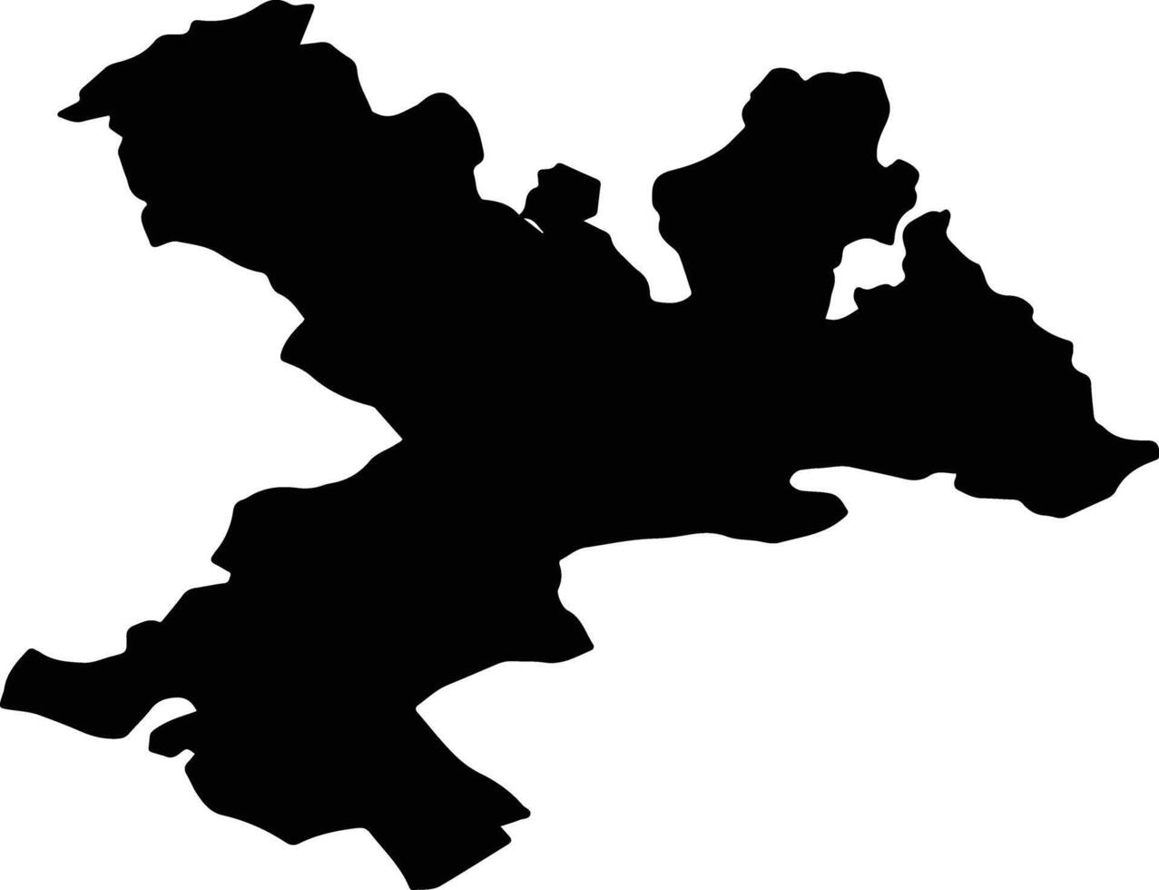 Metlika Slovenia silhouette map vector