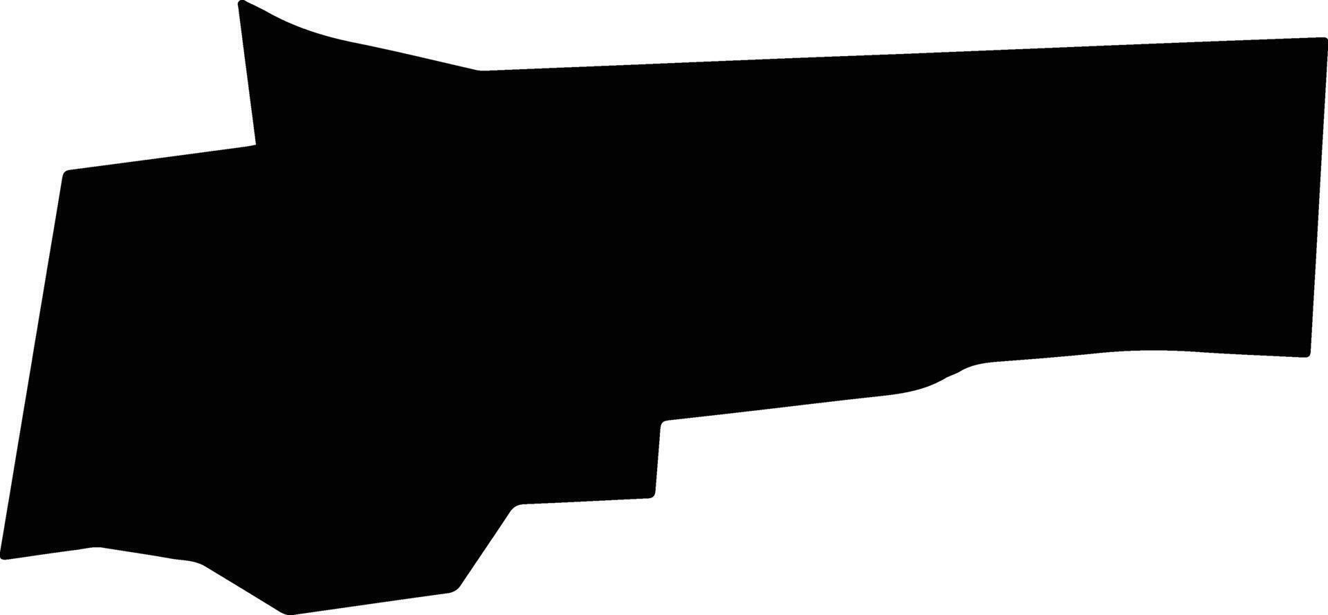 Mexicaltzingo Mexico silhouette map vector