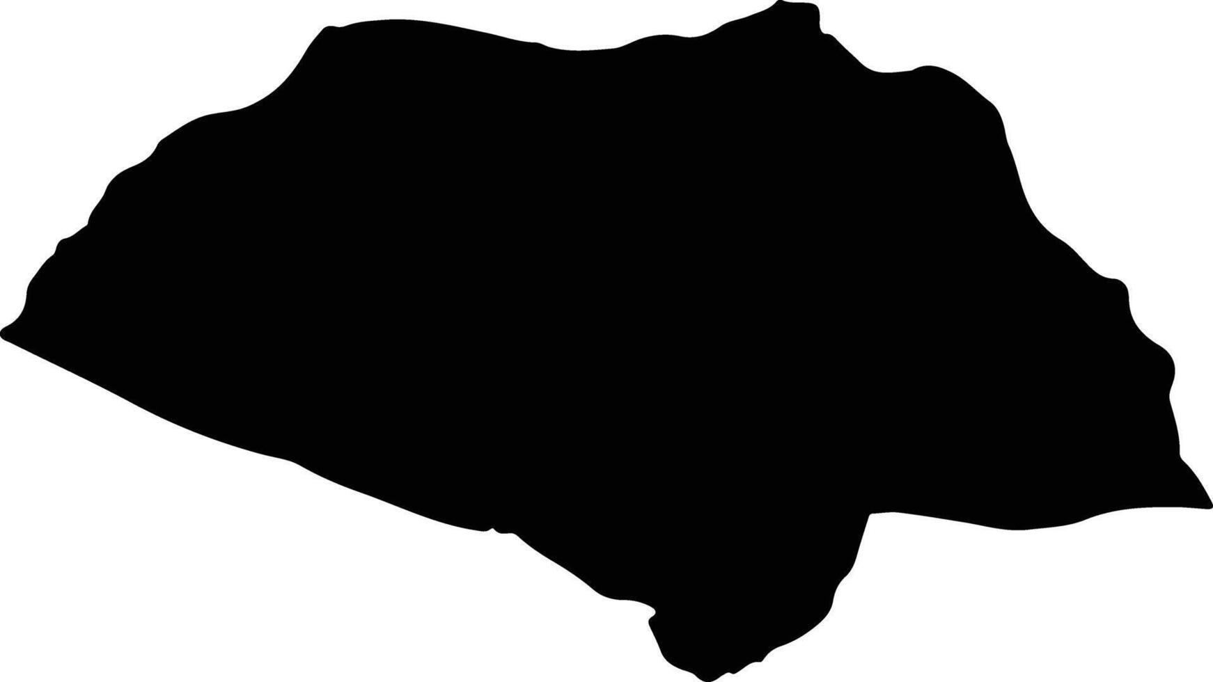 Meung Laos silhouette map vector