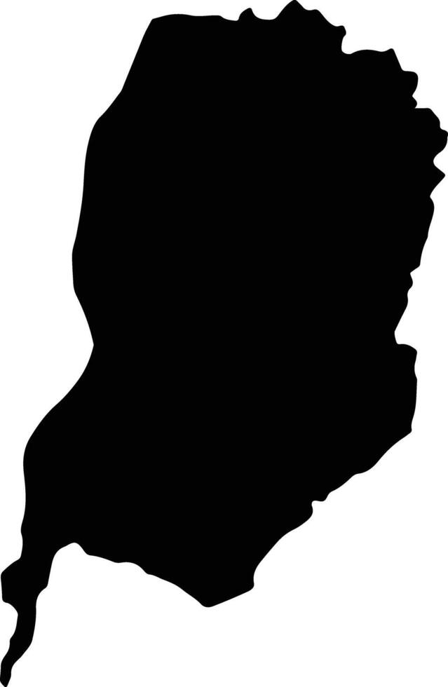 Meun Laos silhouette map vector