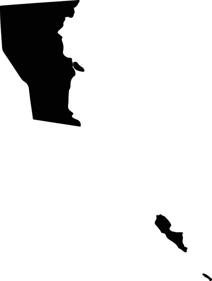 Mexicali Mexico silhouette map vector