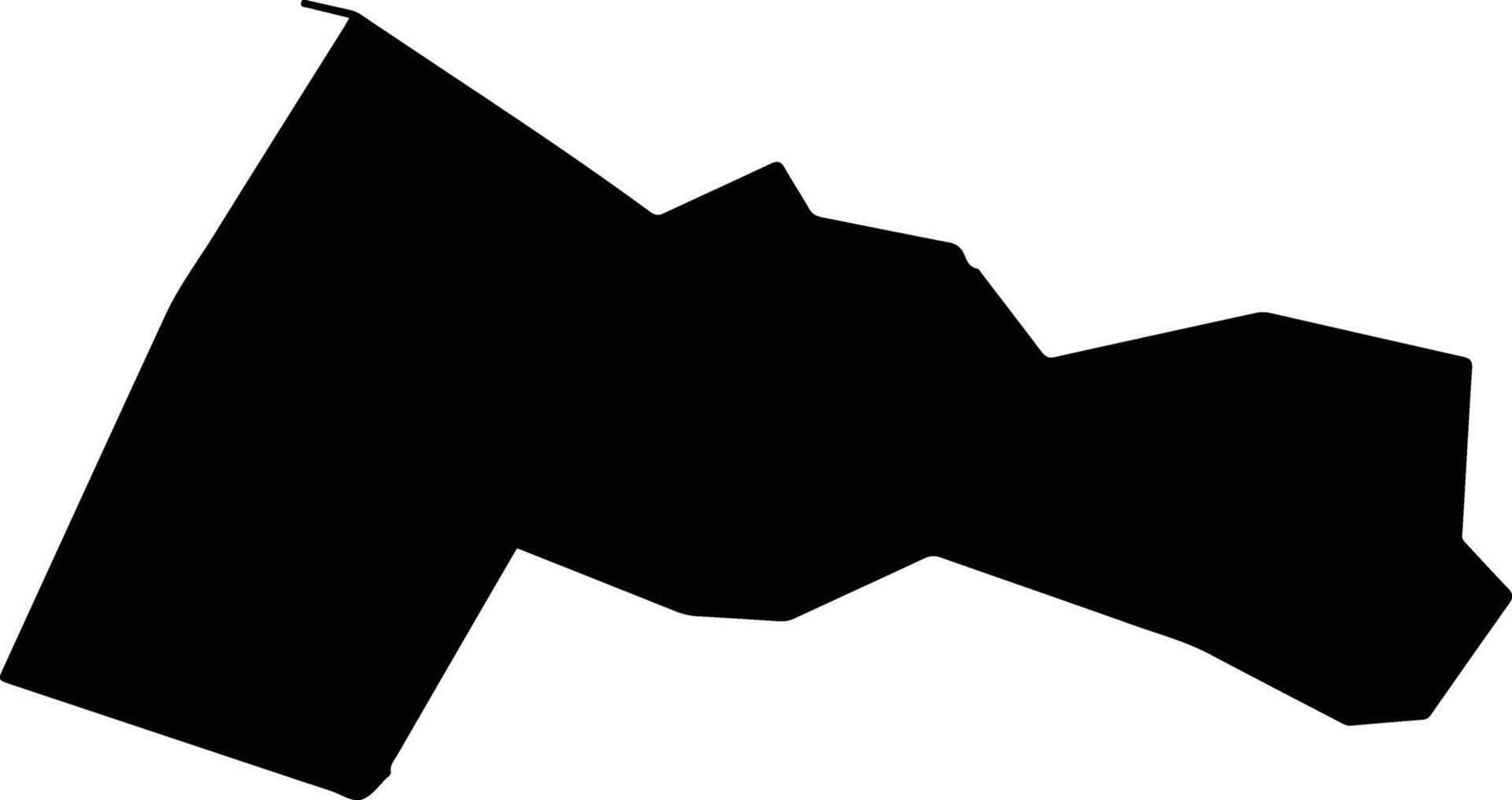 Meyuns Palau silhouette map vector