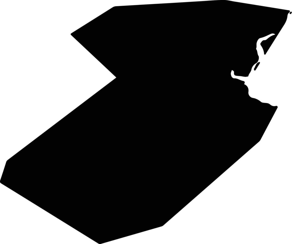 Middlesex United States silhouette map vector