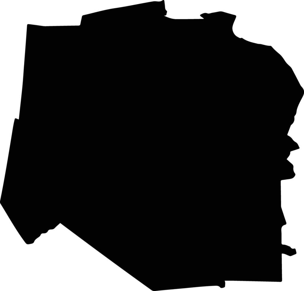 Mier Mexico silhouette map vector