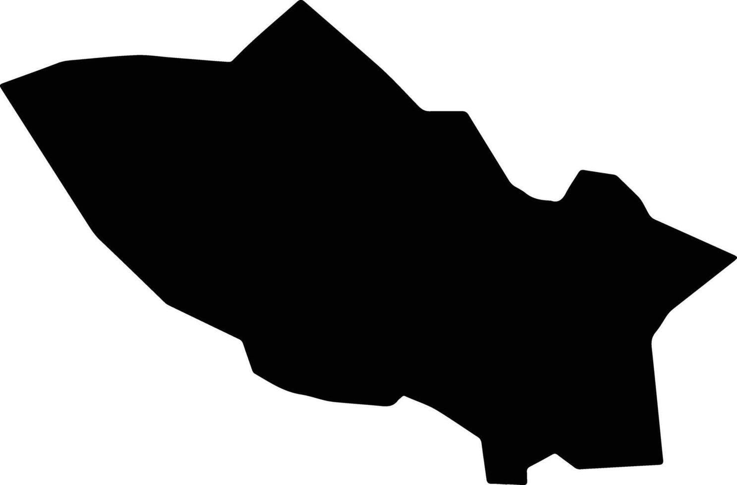 Miguel Calmon Brazil silhouette map vector
