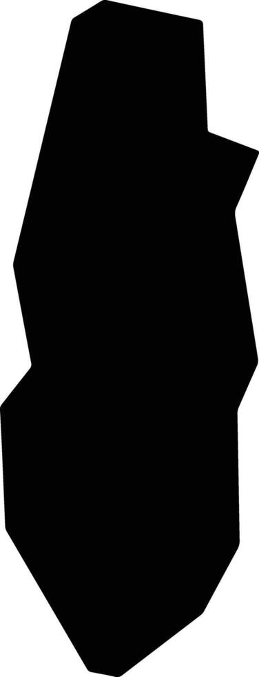 Miki Japan silhouette map vector