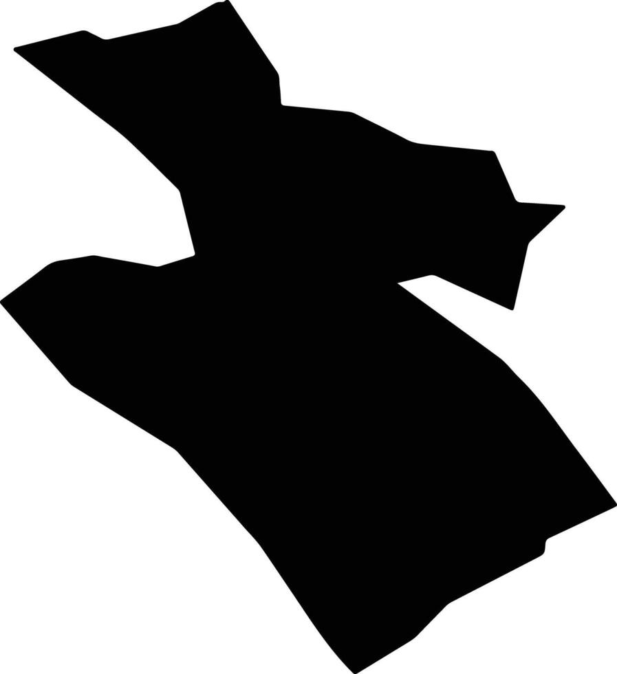 Miklavl na Dravskem polju Slovenia silhouette map vector