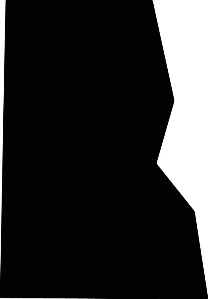 Milwaukee United States silhouette map vector