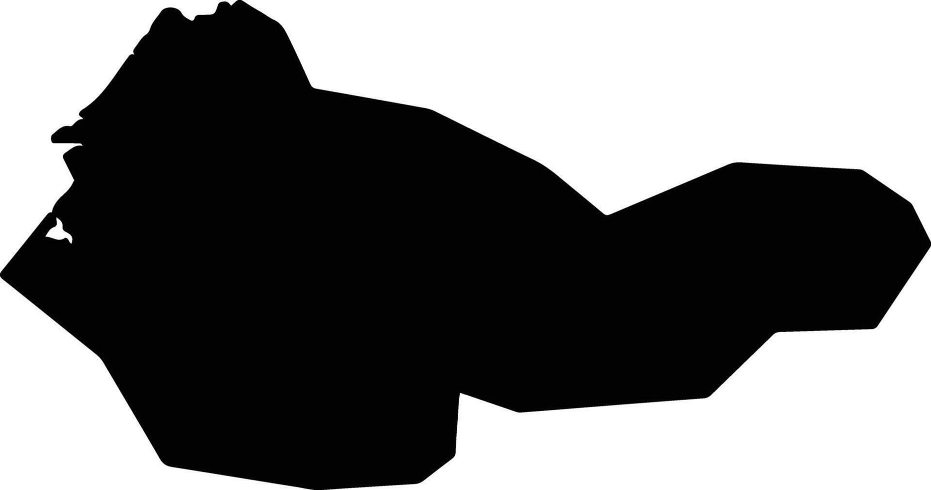 Minamata Japan silhouette map vector