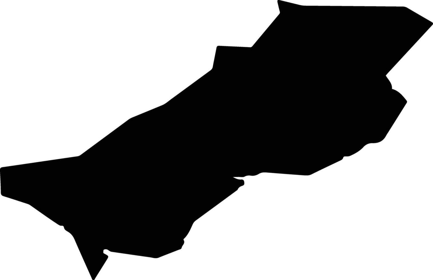 Minami Shimabara Japan silhouette map vector
