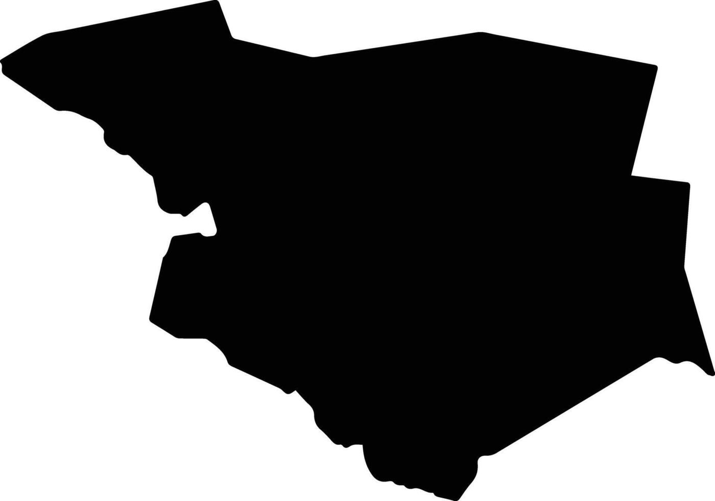 Minamiizu Japan silhouette map vector