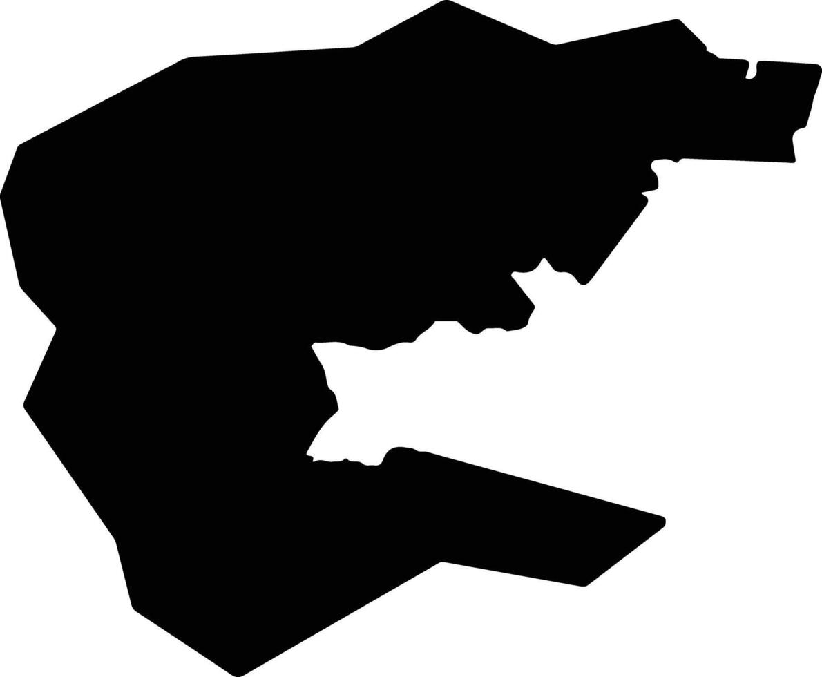 Minamisanriku Japan silhouette map vector