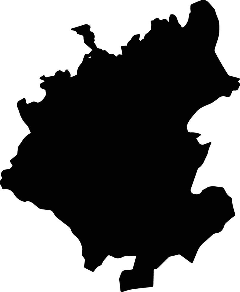 Minas de Matahambre Cuba silhouette map vector