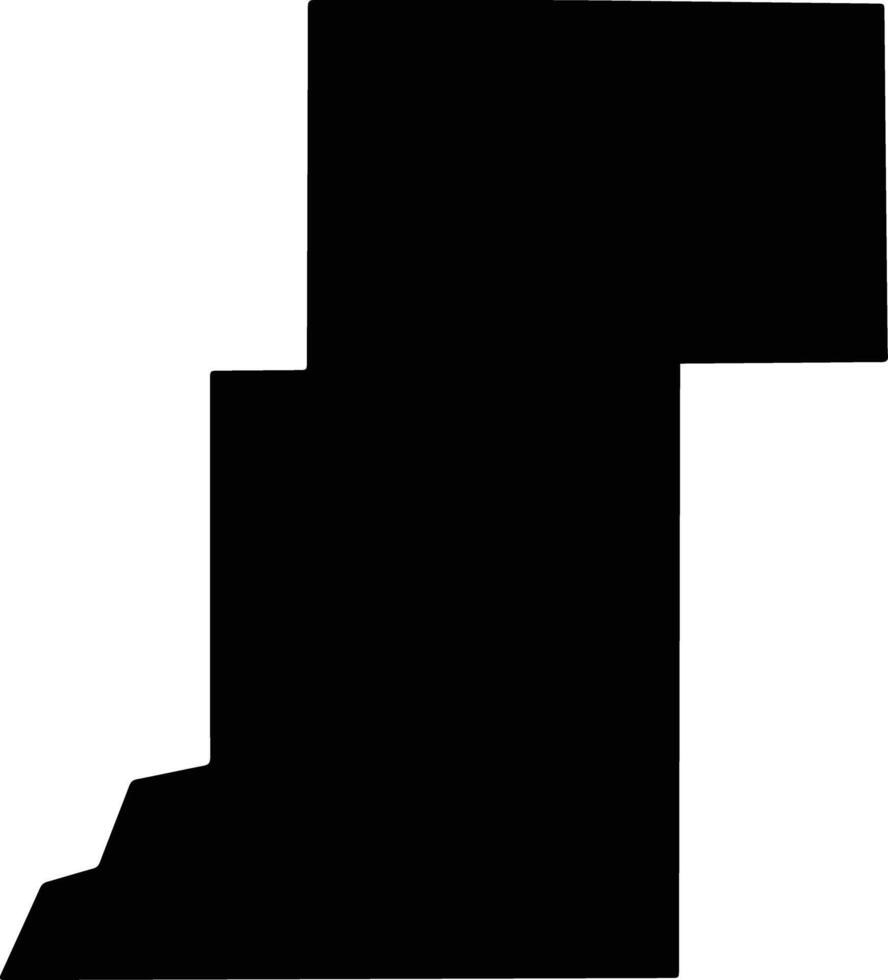 Ministro Andreazza Brazil silhouette map vector