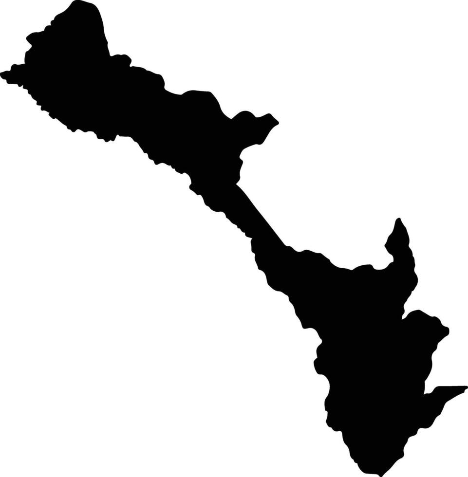 Mira Ecuador silhouette map vector
