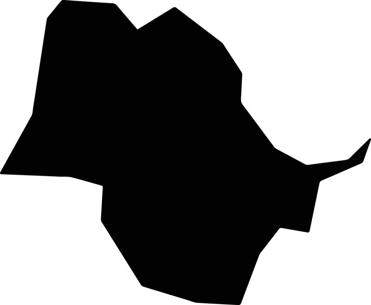 Miradouro Brazil silhouette map vector