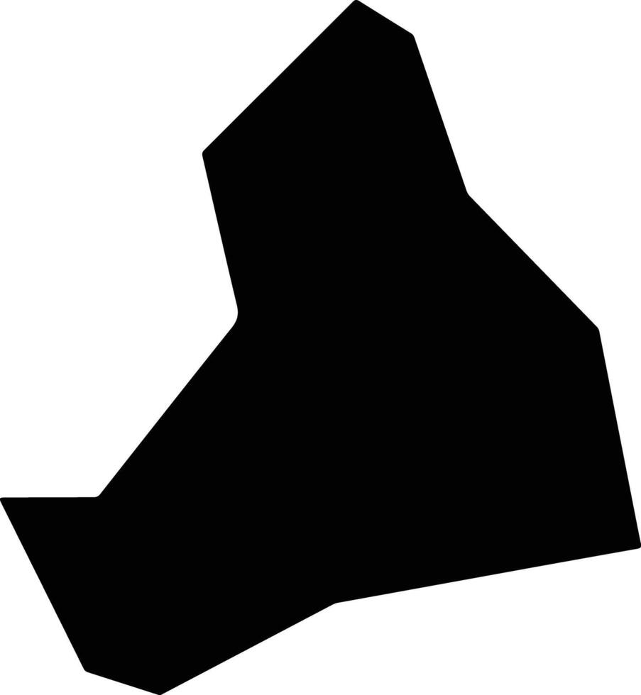 Mirandela Portugal silhouette map vector