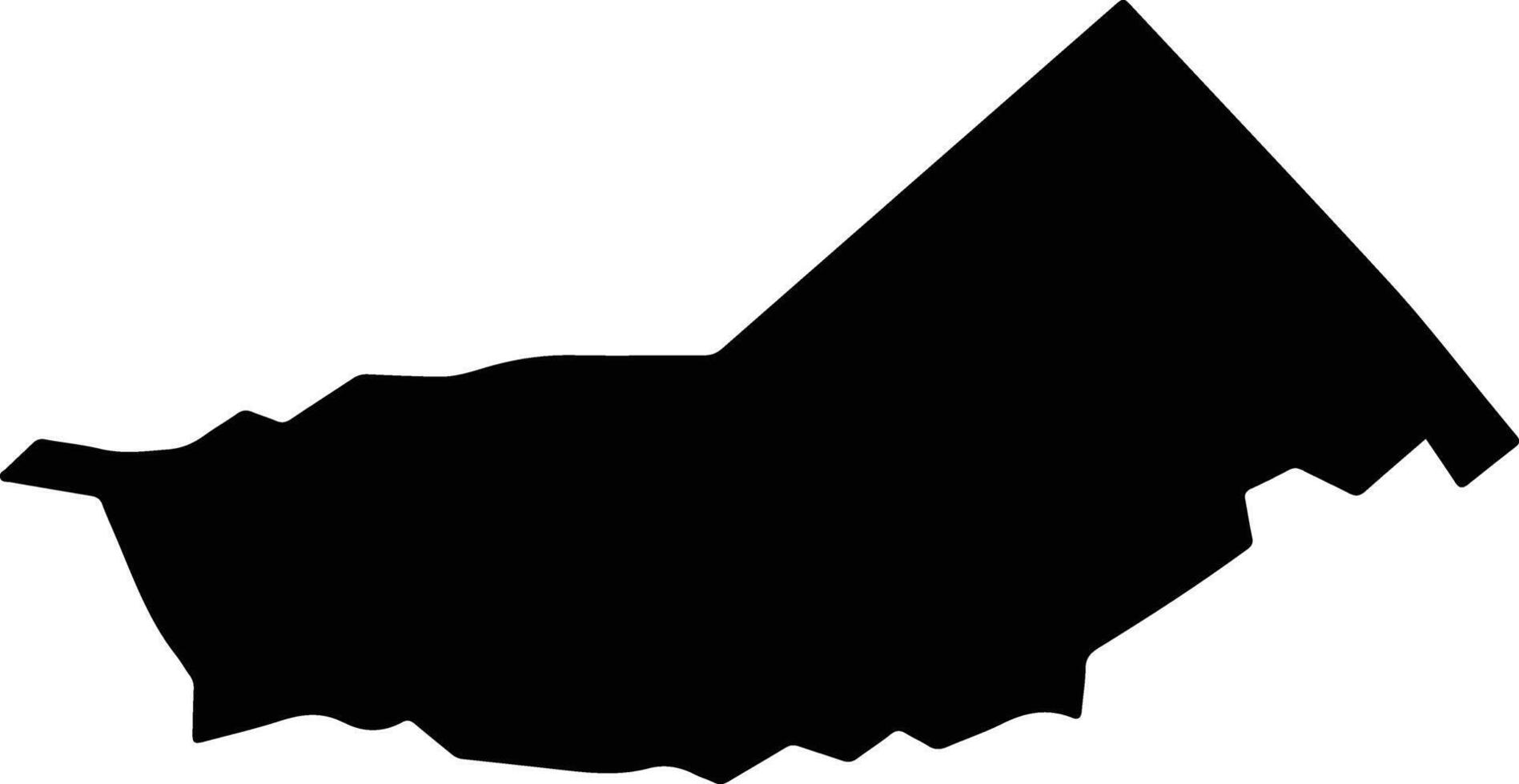 Mirante da Serra Brazil silhouette map vector