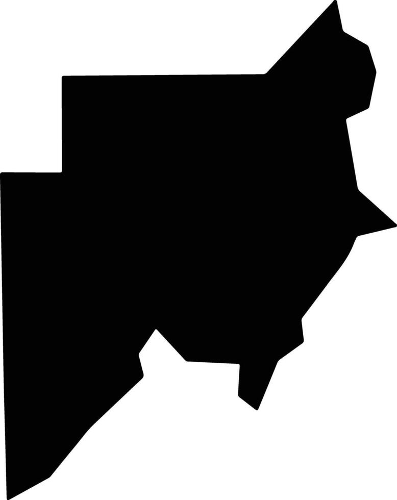 Mirinzal Brazil silhouette map vector