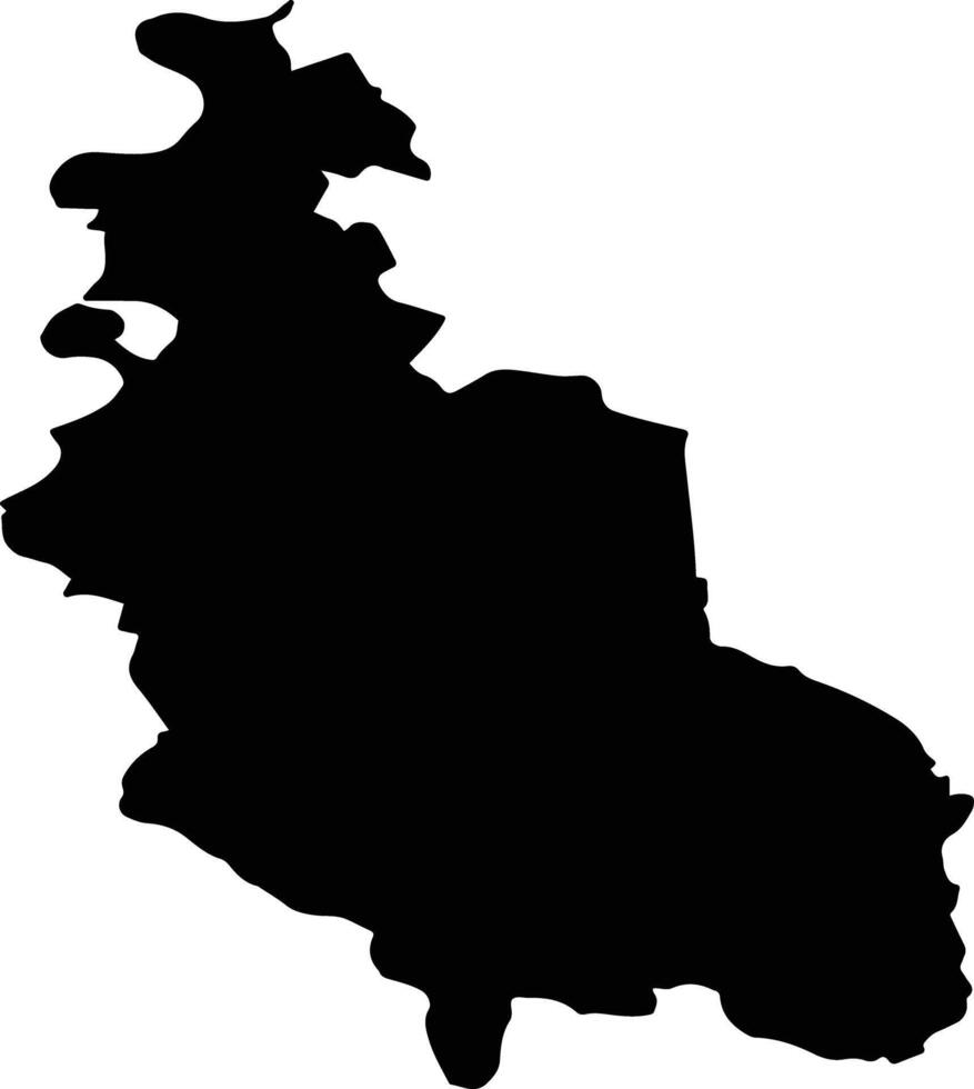 MIRESU MARE Romania silhouette map vector