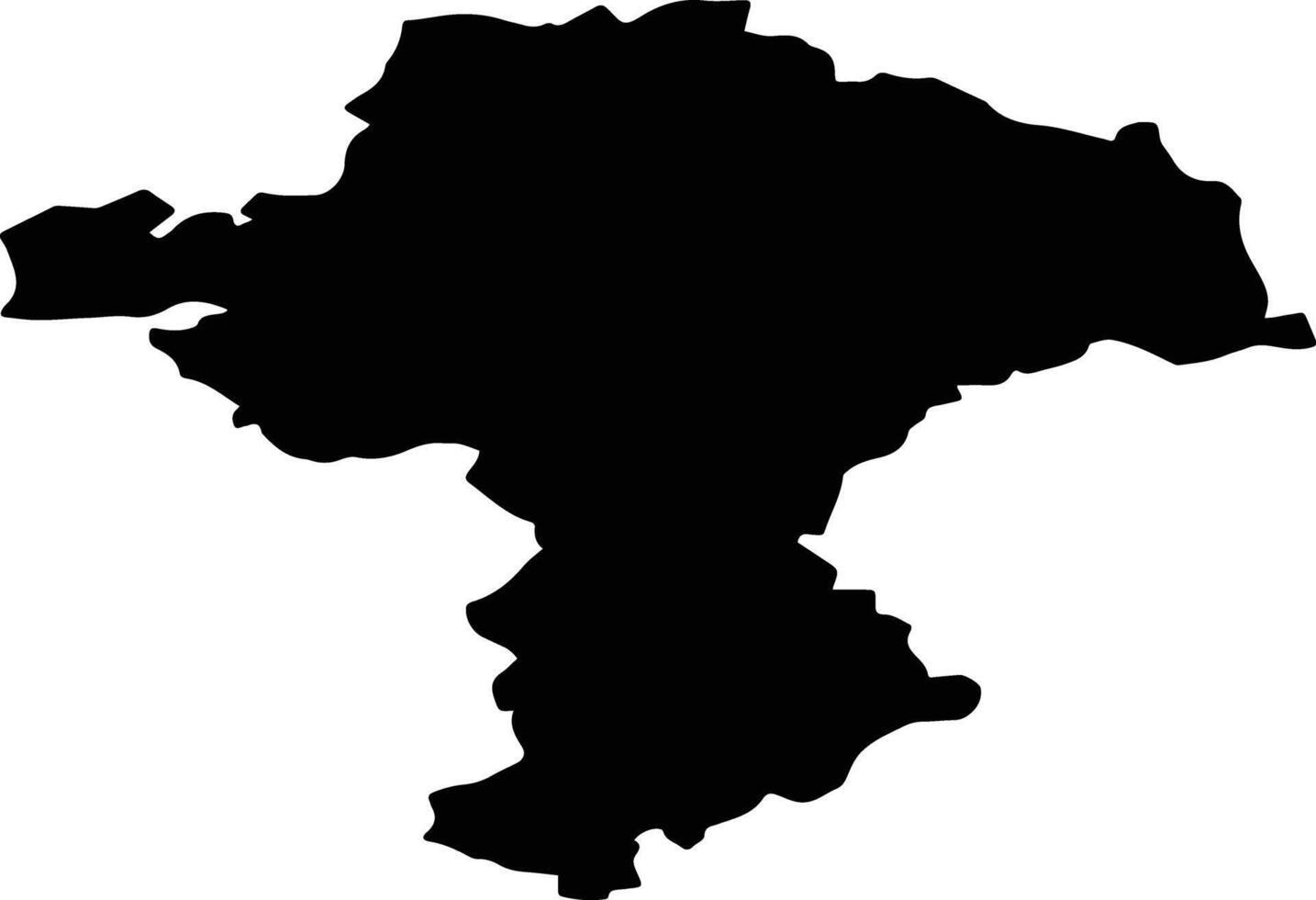 MIRSID Romania silhouette map vector