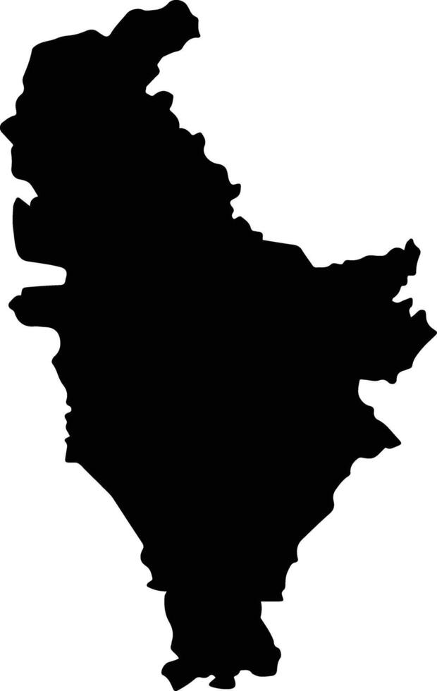 Misantla Mexico silhouette map vector