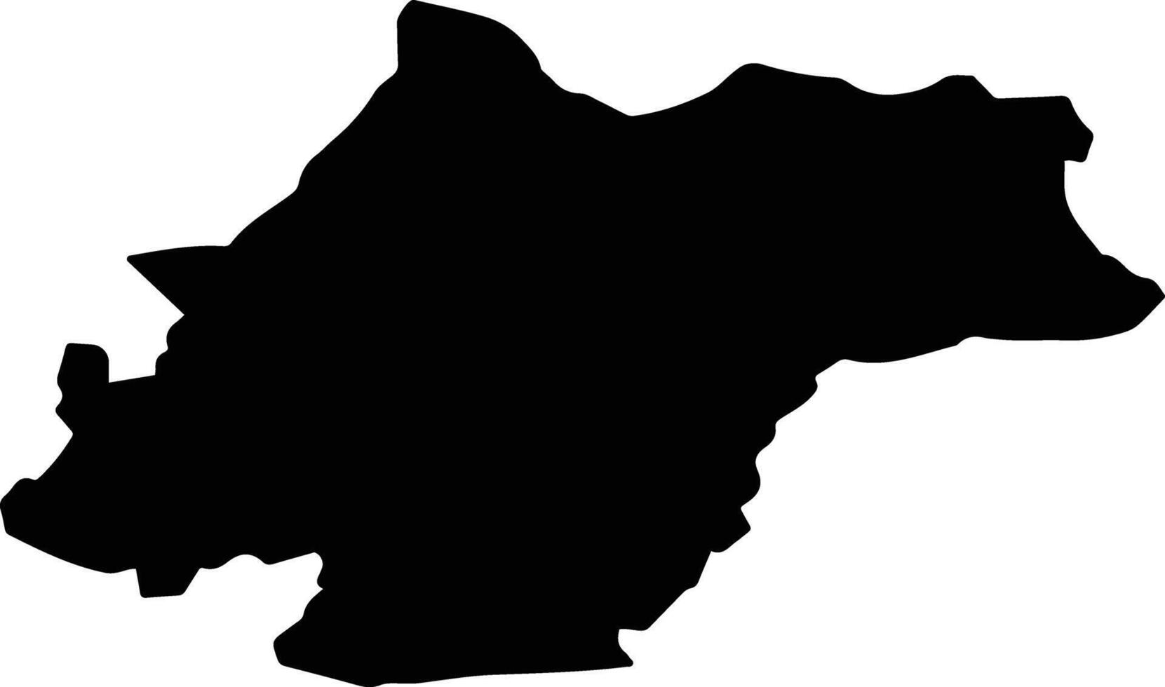 Mislinja Slovenia silhouette map vector