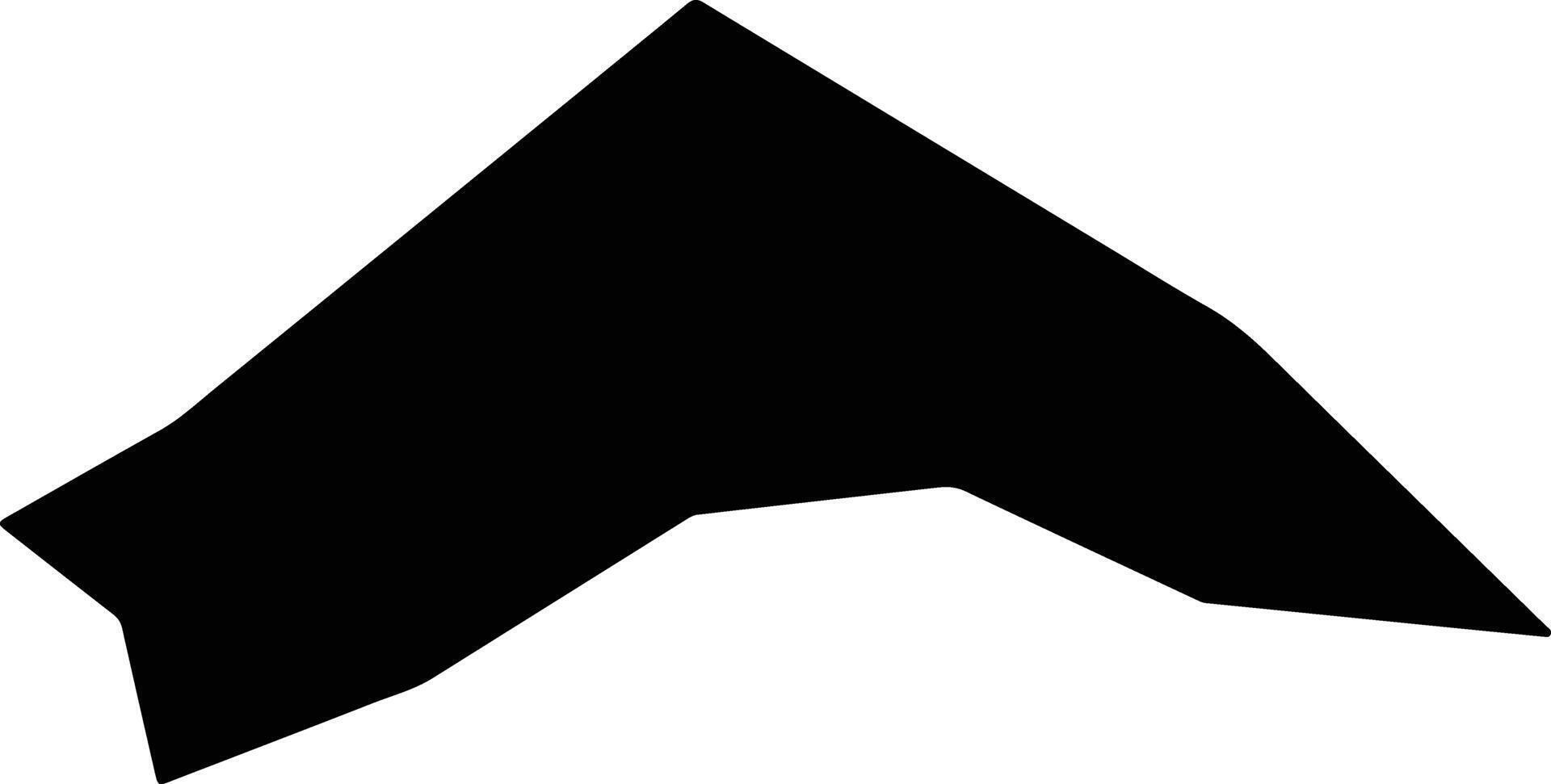 Misr al Gadida Egypt silhouette map vector