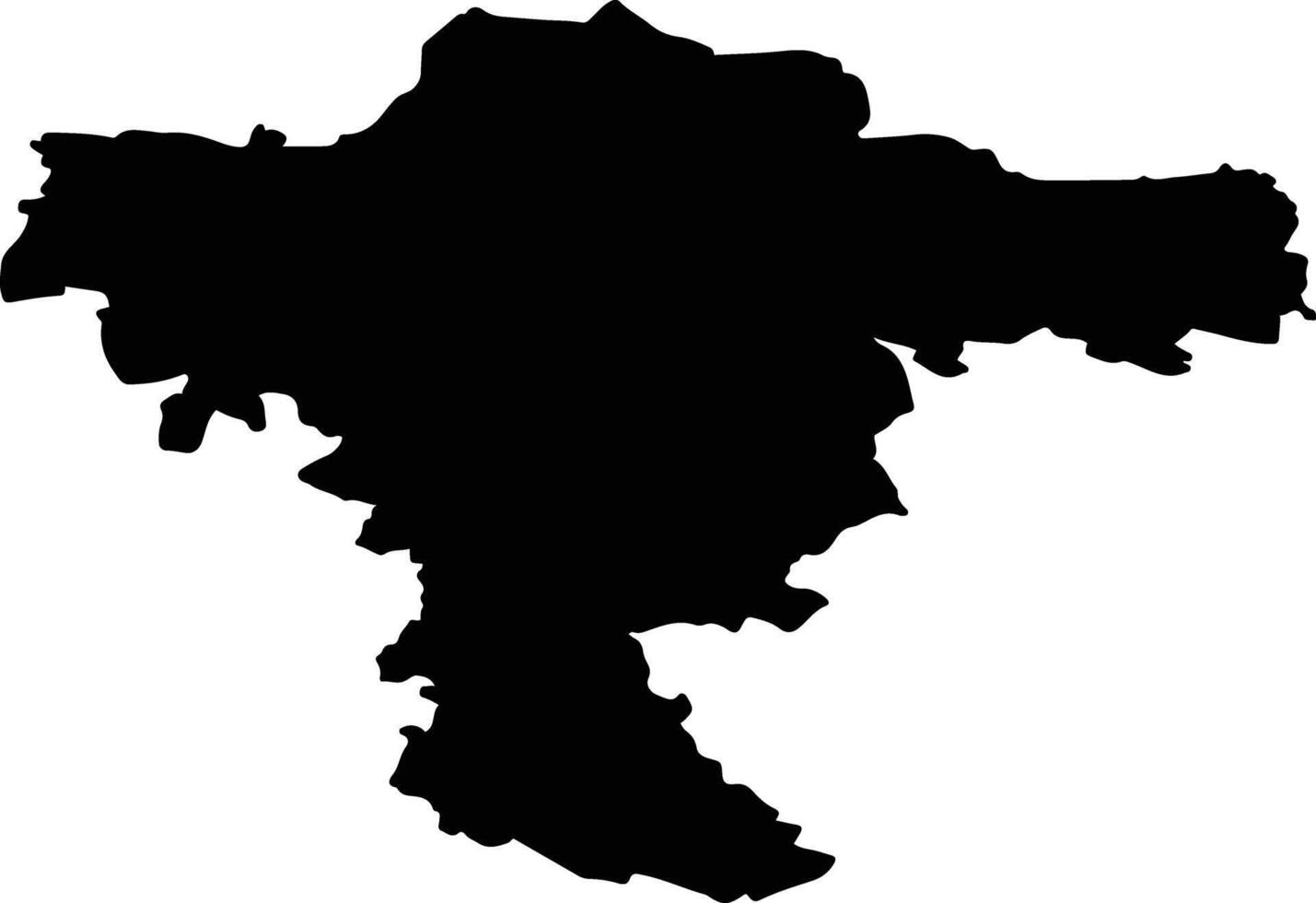 Mistelbach Austria silhouette map vector