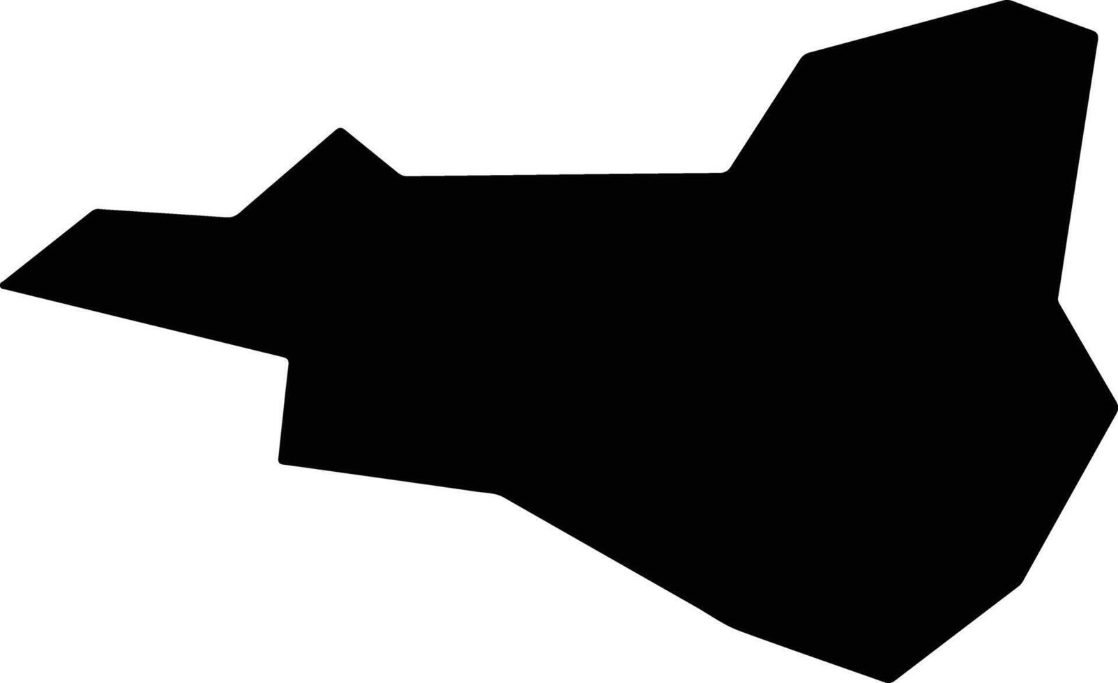 Mitake Japan silhouette map vector