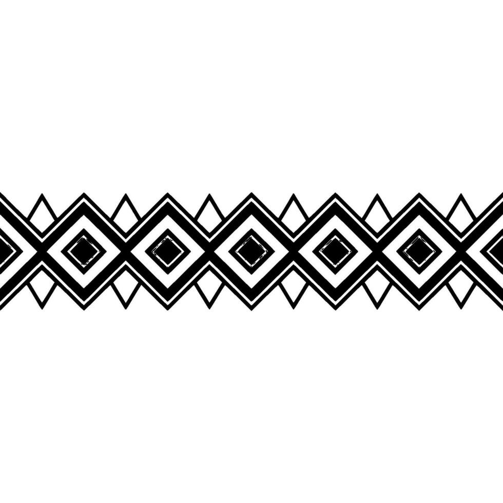 Geometric Border in Monochrome, , Art Deco Style vector