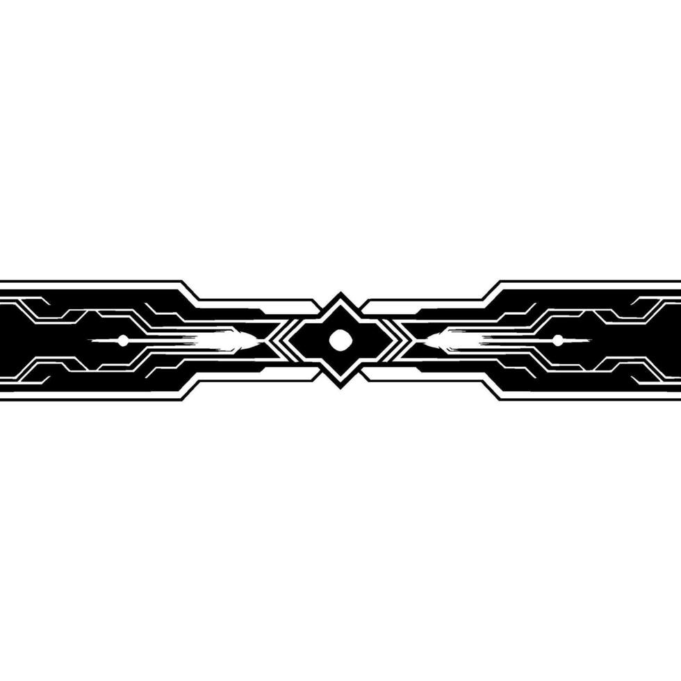 Abstract Circuit Board Element Futuristic, Minimalist, Tech Aesthetic vector