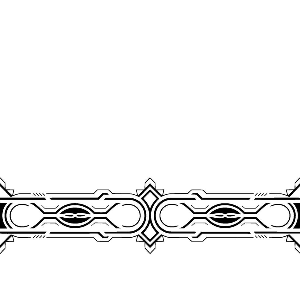 Geometric Border Minimalist Deco Style on Gradient Background vector