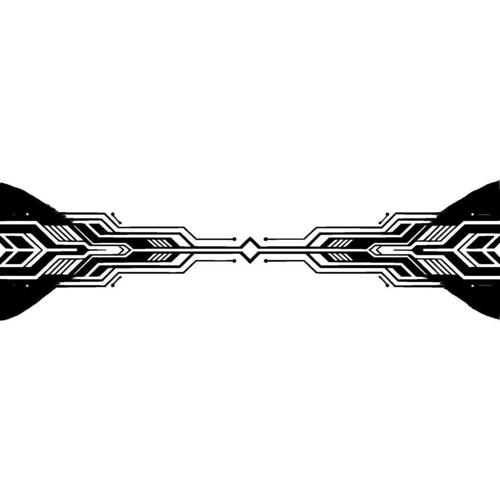 Abstract Technology Circuitry Background Futuristic Element vector