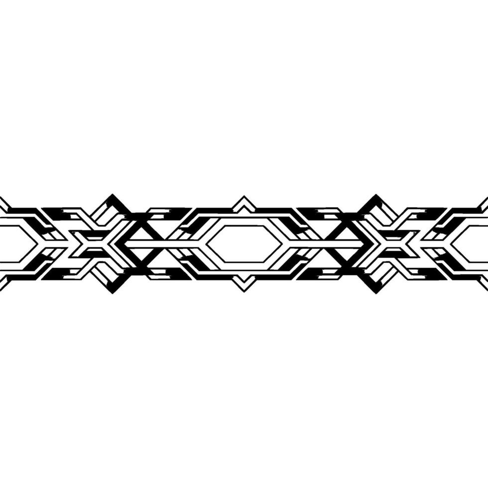 Modern Geometric Border With Gradient, Abstract Element vector