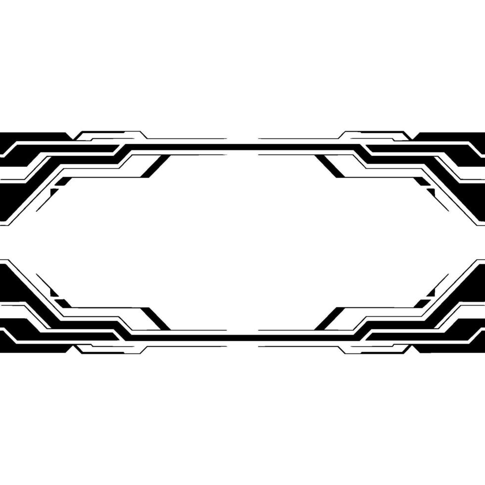 Futuristic Interface Element on Gradient Background Digital Technology vector