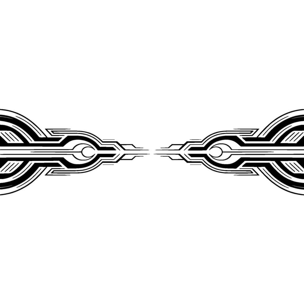 Futuristic Art Abstract Symmetric on Gradient Background vector