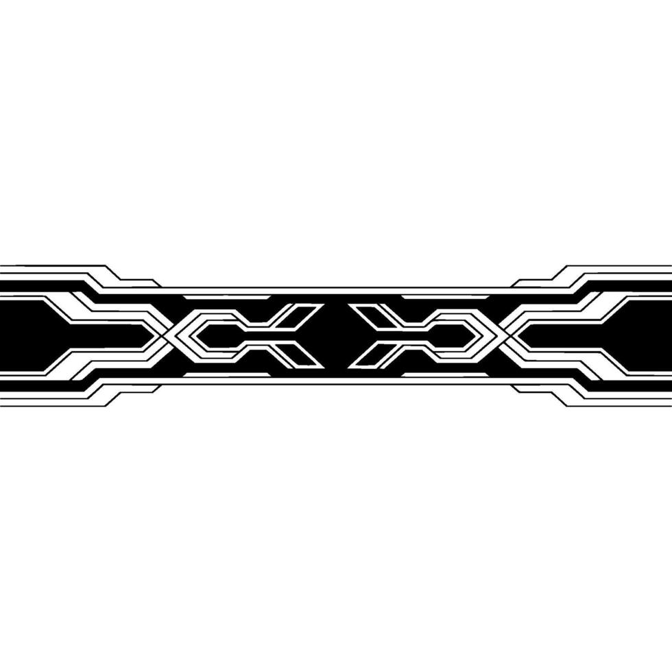 Abstract Geometric Tech , Black White, Modern Clean vector